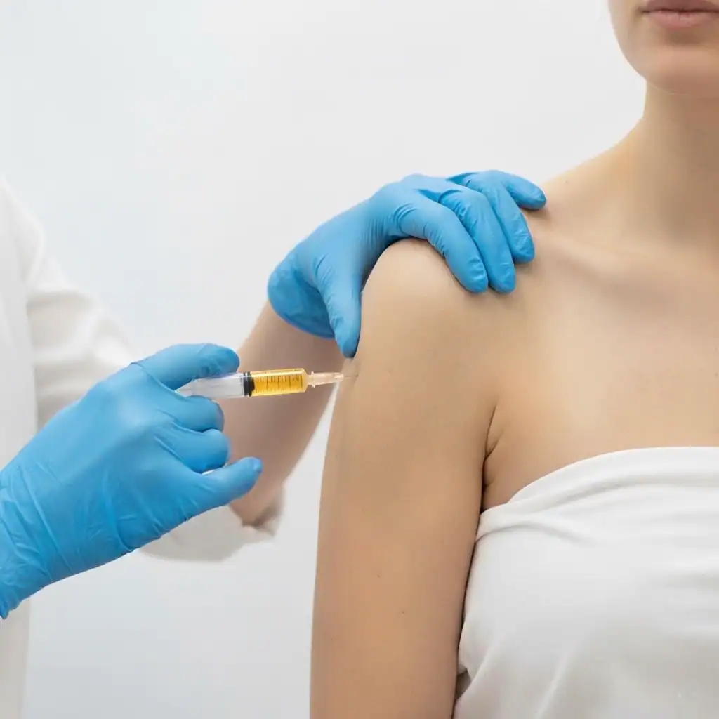 Platelet-Rich Plasma (PRP) therapy process using a patient’s blood for healing and regeneration