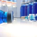 methylene blue and syringe